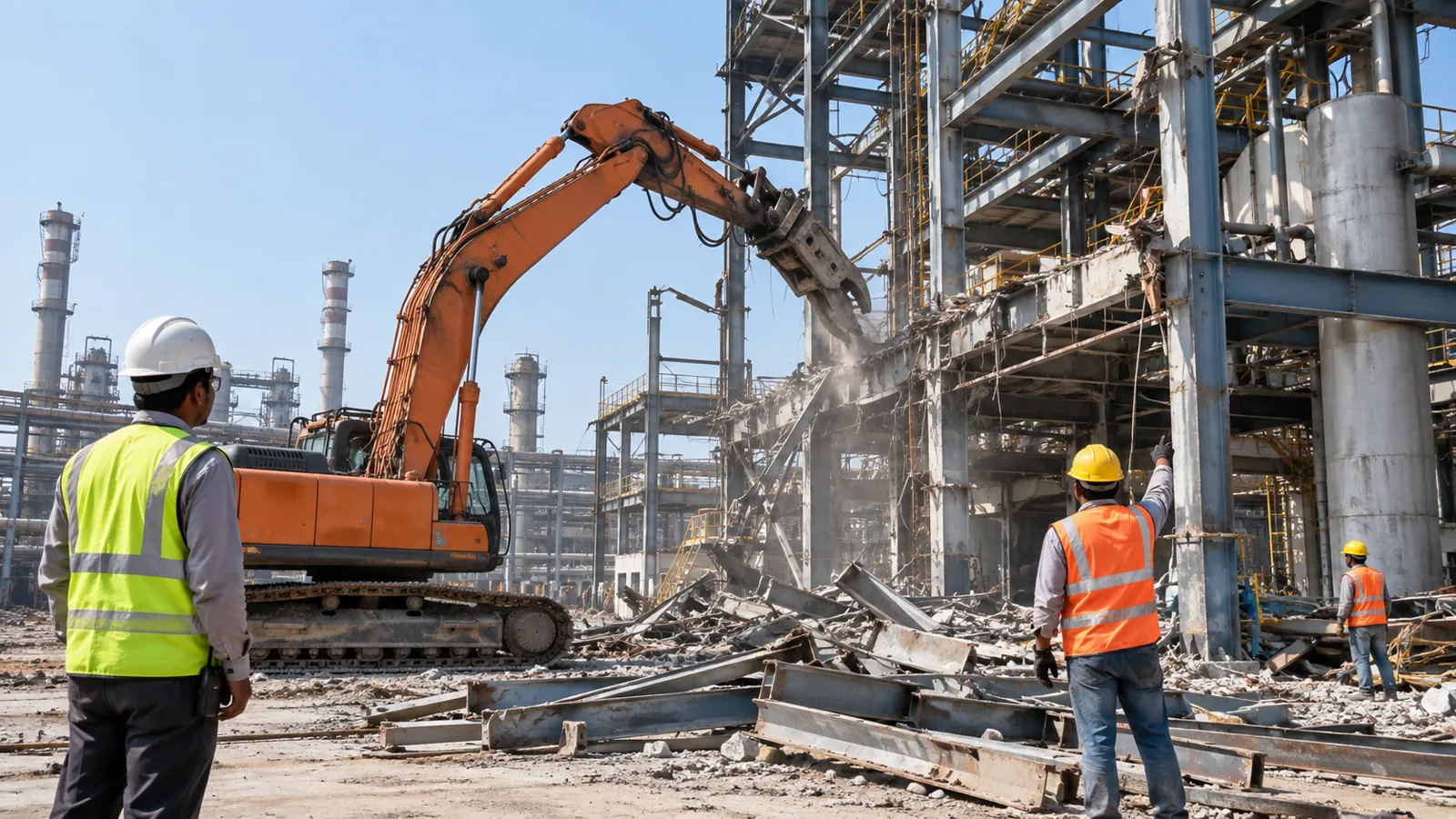 Illustrative dismantling site visual