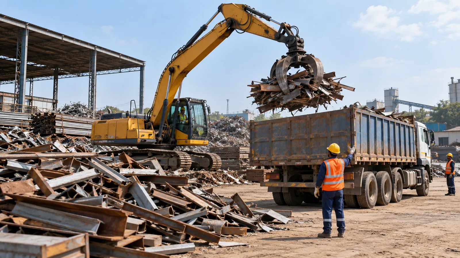 Illustrative scrap buying site visual