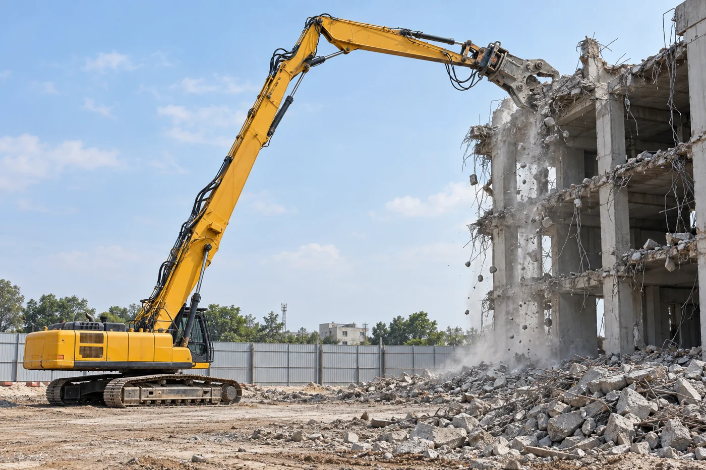 Illustrative high reach service visual
